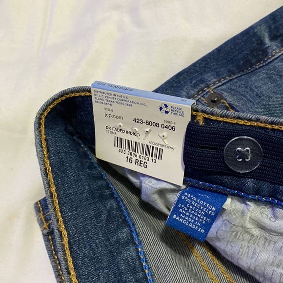 NEVER WORN- NEW - Arizona Boys Jeans Size 16 Original - Picture 6 of 6